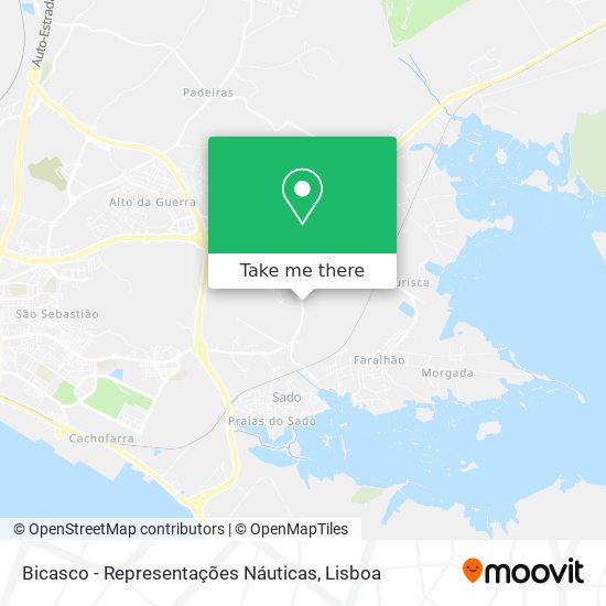Bicasco - Representações Náuticas mapa