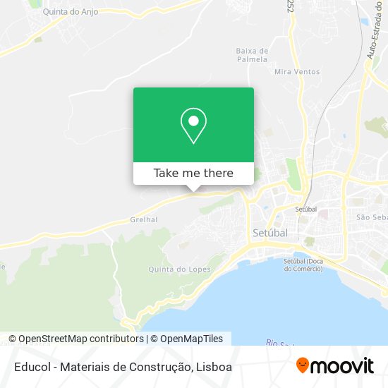 Educol - Materiais de Construção mapa