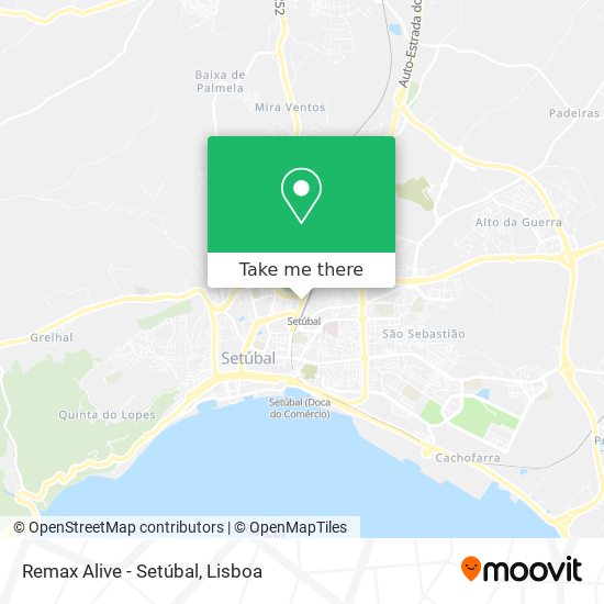 Remax Alive - Setúbal map