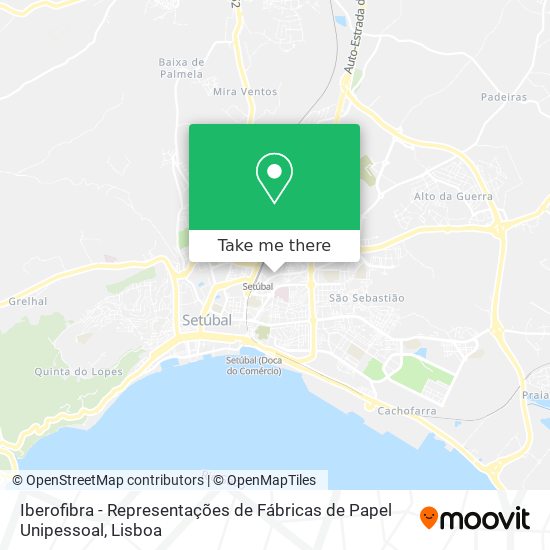 Iberofibra - Representações de Fábricas de Papel Unipessoal map