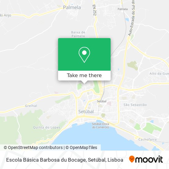 Escola Básica Barbosa du Bocage, Setúbal map