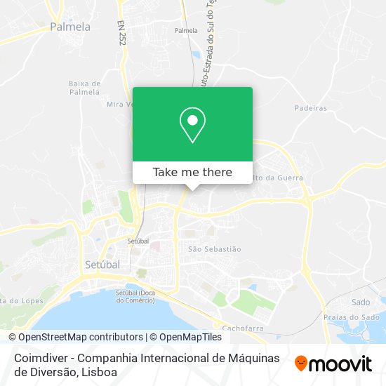 Coimdiver - Companhia Internacional de Máquinas de Diversão map