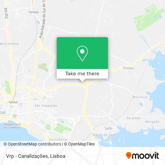 Vrp - Canalizações mapa