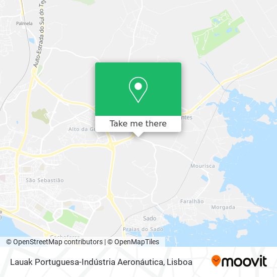 Lauak Portuguesa-Indústria Aeronáutica mapa