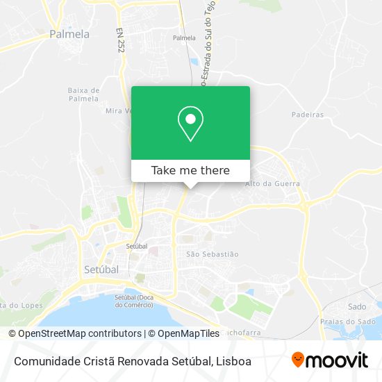 Comunidade Cristã Renovada Setúbal map
