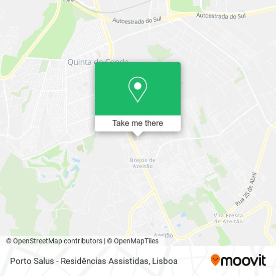 Porto Salus - Residências Assistidas map
