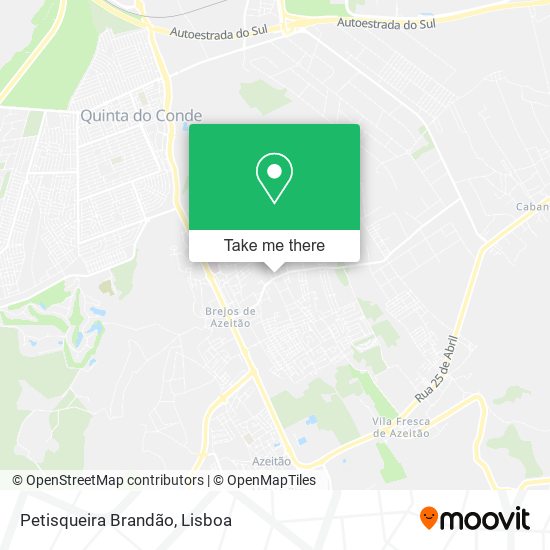 Petisqueira Brandão map