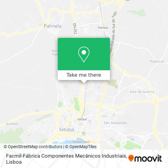 Facmil-Fábrica Componentes Mecânicos Industriais mapa