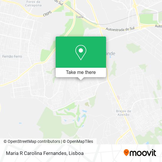 Maria R Carolina Fernandes map