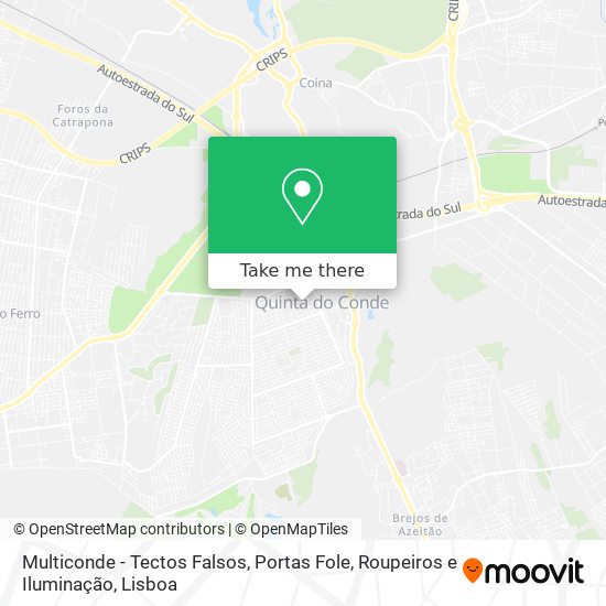 Multiconde - Tectos Falsos, Portas Fole, Roupeiros e Iluminação map