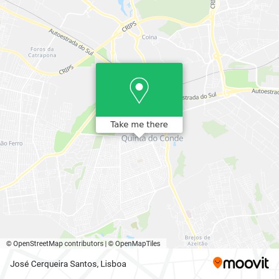 José Cerqueira Santos map