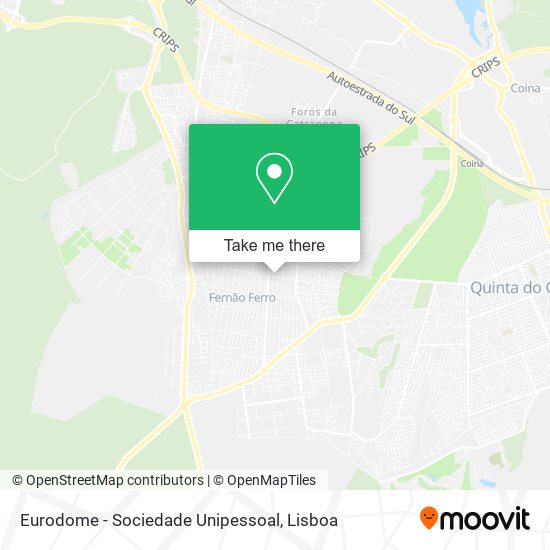 Eurodome - Sociedade Unipessoal mapa