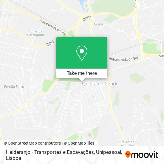 Helderanjo - Transportes e Escavações, Unipessoal map
