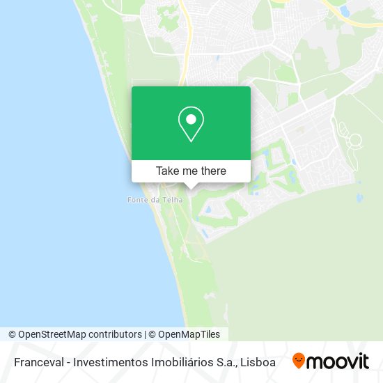 Franceval - Investimentos Imobiliários S.a. map