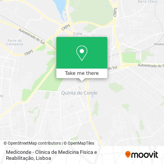 Mediconde - Clínica de Medicina Física e Reabilitação map