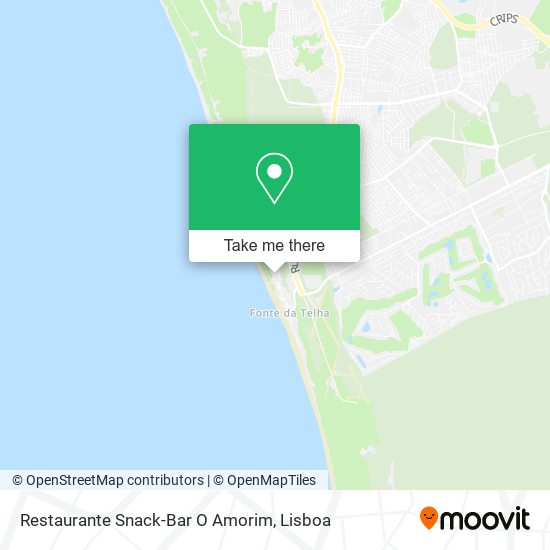Restaurante Snack-Bar O Amorim map