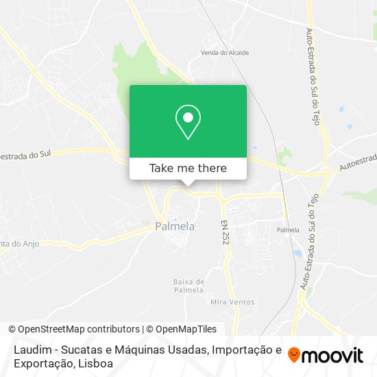 Laudim - Sucatas e Máquinas Usadas, Importação e Exportação map