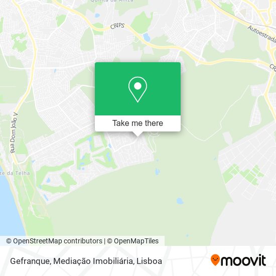 Gefranque, Mediação Imobiliária map