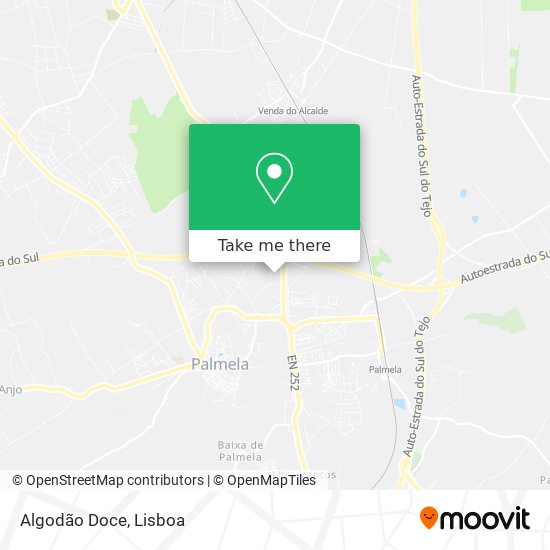 Algodão Doce mapa