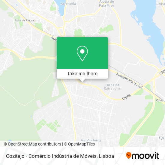 Cozitejo - Comércio Indústria de Móveis map