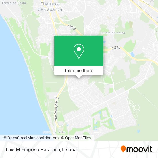 Luís M Fragoso Patarana map