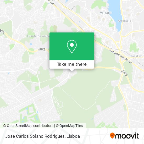 Jose Carlos Solano Rodrigues map