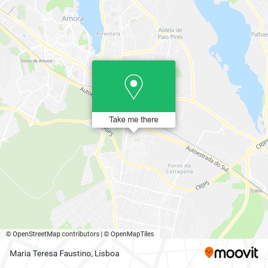 Maria Teresa Faustino mapa