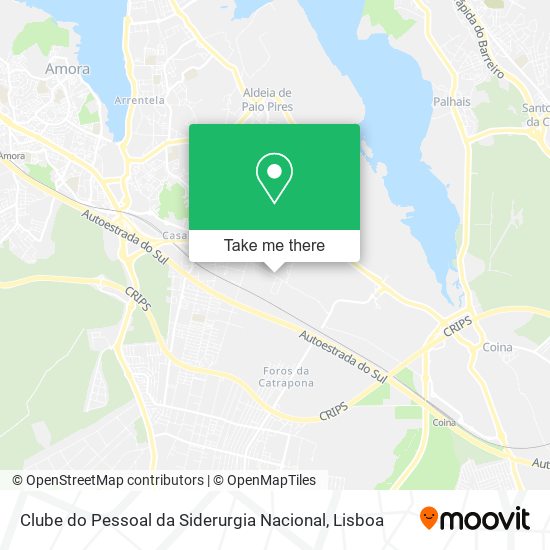 Clube do Pessoal da Siderurgia Nacional map