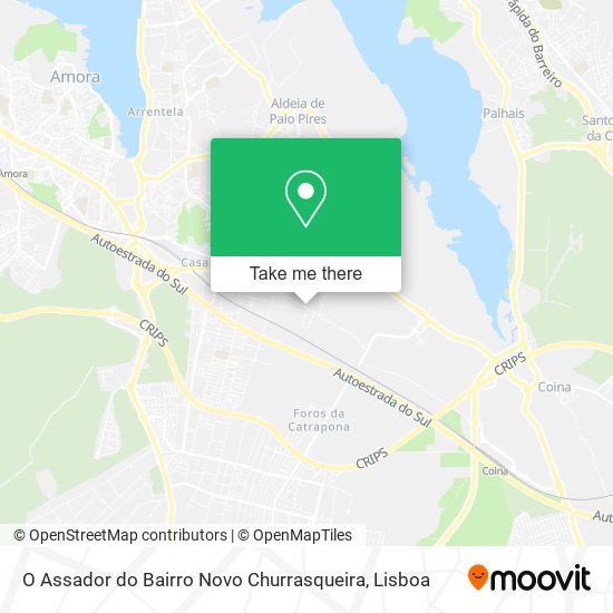 O Assador do Bairro Novo Churrasqueira map