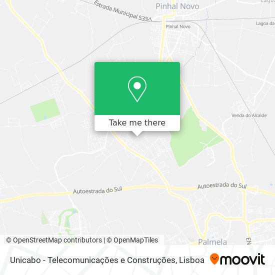 Unicabo - Telecomunicações e Construções map