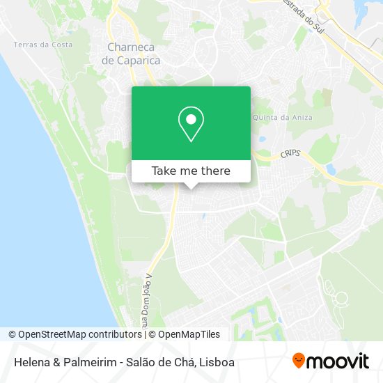 Helena & Palmeirim - Salão de Chá mapa
