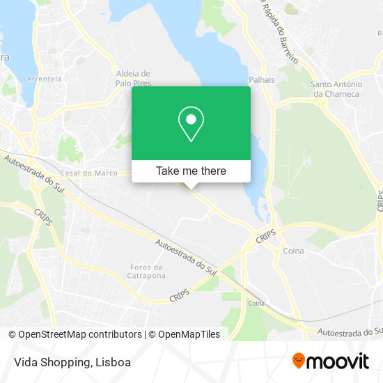 Vida Shopping map