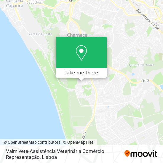 Valmivete-Assistência Veterinária Comércio Representação map