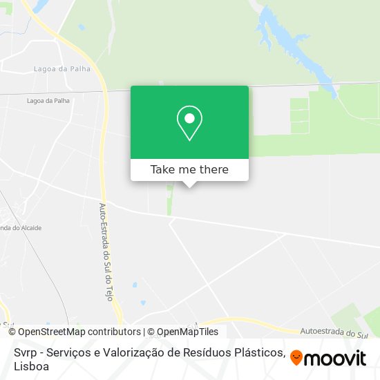 Svrp - Serviços e Valorização de Resíduos Plásticos map