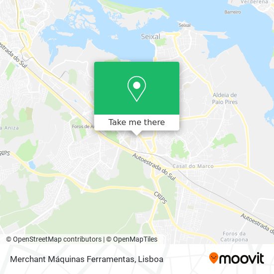 Merchant Máquinas Ferramentas map