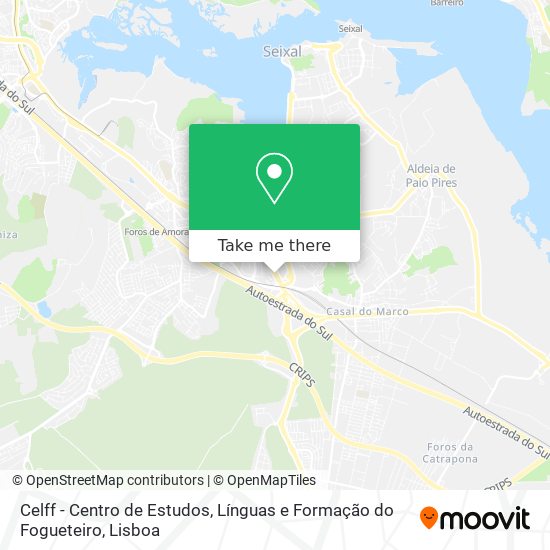 Celff - Centro de Estudos, Línguas e Formação do Fogueteiro map