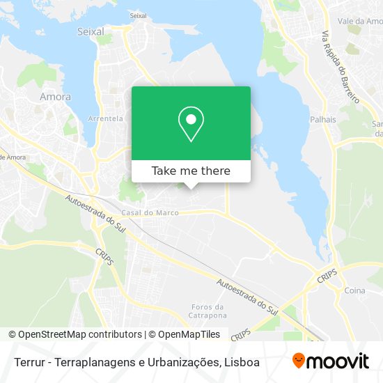 Terrur - Terraplanagens e Urbanizações mapa