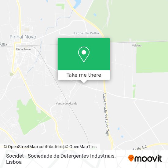 Socidet - Sociedade de Detergentes Industriais map