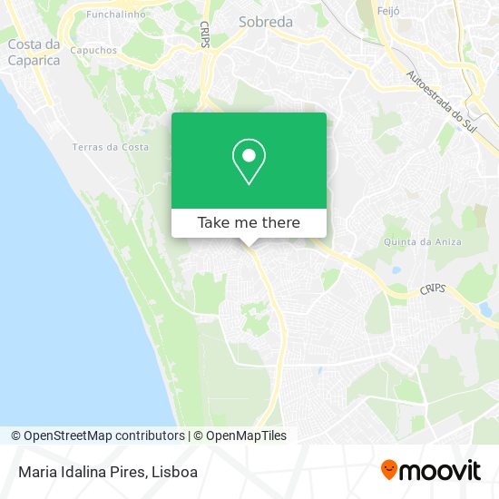 Maria Idalina Pires map