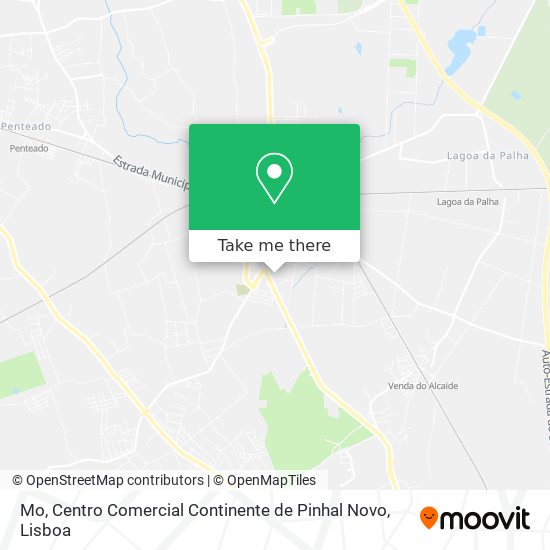 Mo, Centro Comercial Continente de Pinhal Novo map