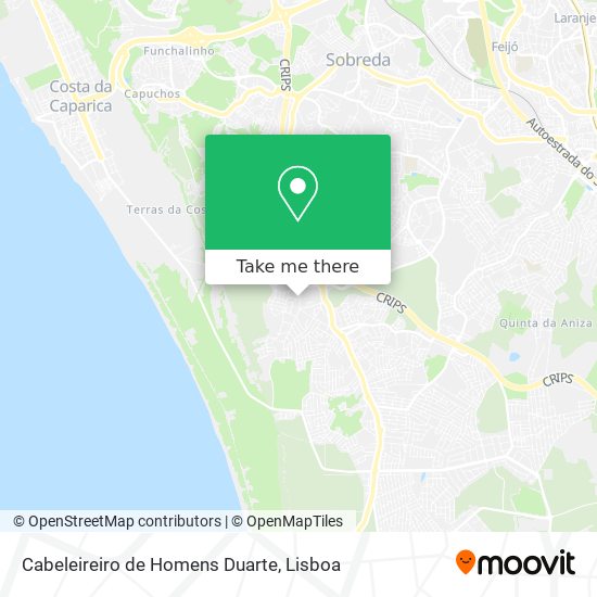 Cabeleireiro de Homens Duarte map