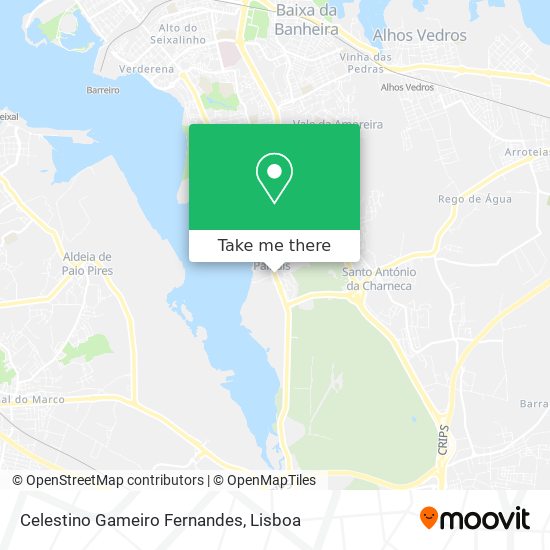 Celestino Gameiro Fernandes mapa