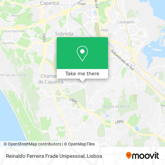 Reinaldo Ferreira Frade Unipessoal mapa