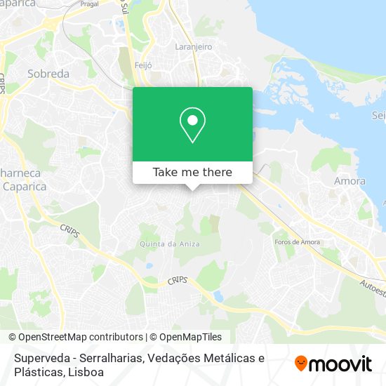 Superveda - Serralharias, Vedações Metálicas e Plásticas map