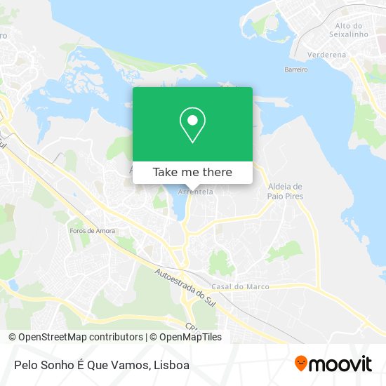 Pelo Sonho É Que Vamos map