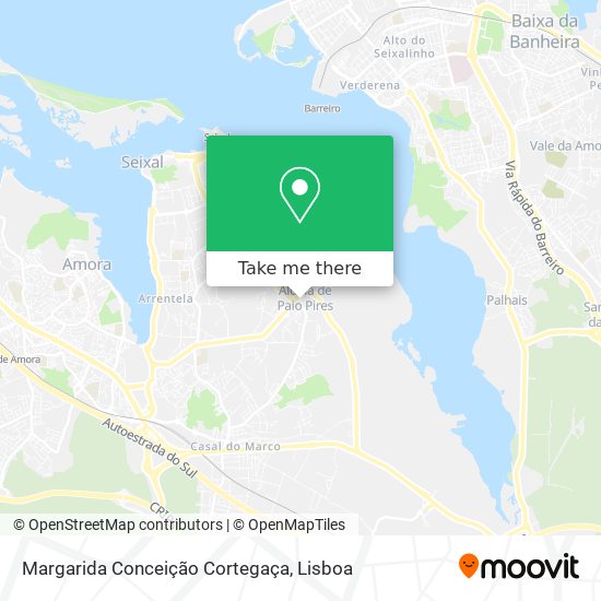 Margarida Conceição Cortegaça mapa
