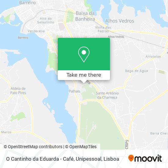 O Cantinho da Eduarda - Café, Unipessoal map