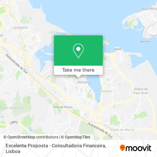 Excelente Proposta - Consultadoria Financeira mapa