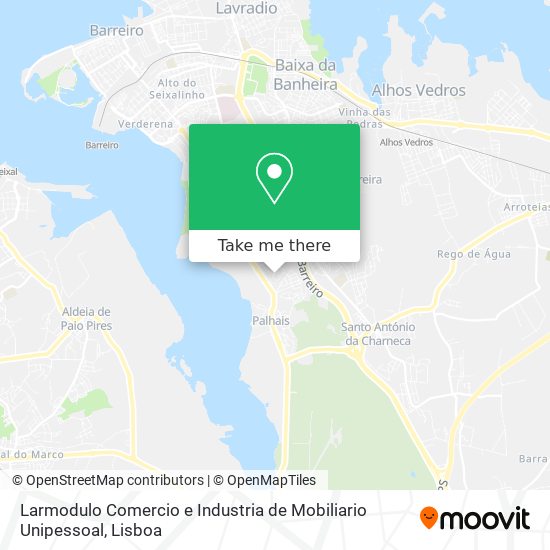 Larmodulo Comercio e Industria de Mobiliario Unipessoal mapa