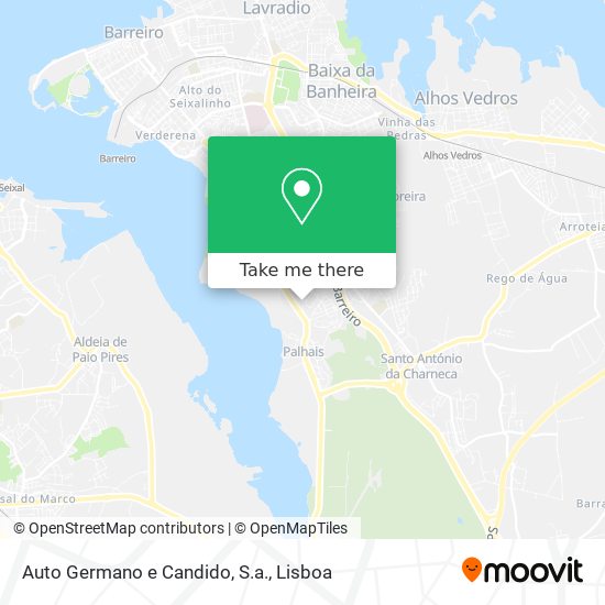 Auto Germano e Candido, S.a. map